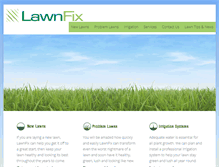 Tablet Screenshot of lawnfix.co.nz